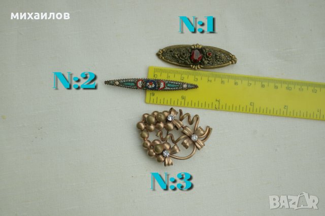 Стара брошка , снимка 4 - Антикварни и старинни предмети - 29874163