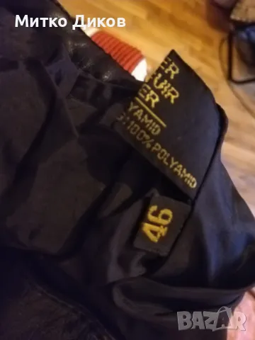 Мотоциклетни мото панталон №46 естествена кожа като нови 90см дължина и ханш 41см, снимка 15 - Спортна екипировка - 48970221