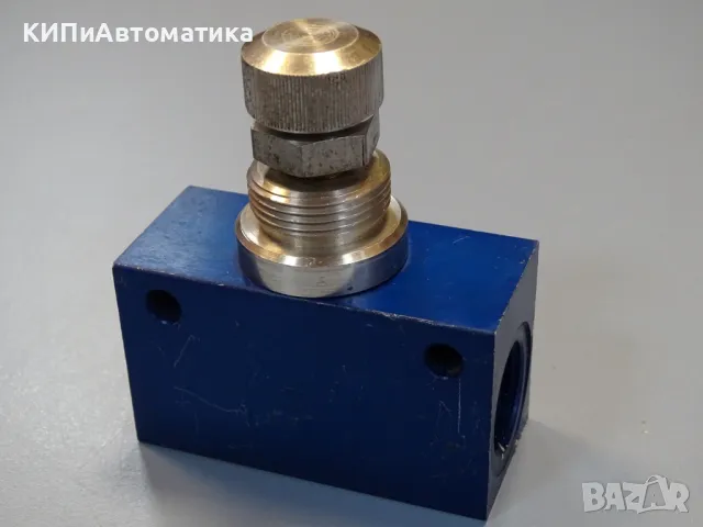 пневматичен регулатор на дебит Festo G1/2 Two-Way Flow Control Valve, снимка 5 - Резервни части за машини - 47677108