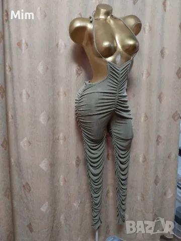 Еластичен набран клин в светло кафяво, снимка 9 - Клинове - 47516111