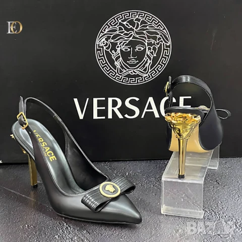 обувки на ток versace, снимка 9 - Дамски обувки на ток - 51355525