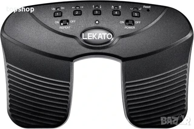 LEKATO Bluetooth педал за обръщане на ноти, акумулаторен безжичен инструмент за обръщане на страници, снимка 2 - Други - 50494665