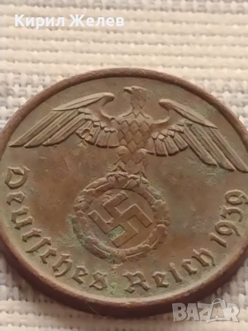 Монета 2 райхсмарки 1939г. Германия Трети Райх с СХВАСТИКА за КОЛЕКЦИЯ 29568, снимка 8 - Нумизматика и бонистика - 42823203