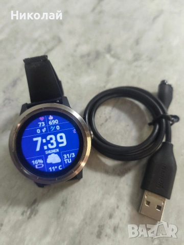 Продавам Garmin Vivoactive 3 комплект с верижки , снимка 3 - Смарт часовници - 54059061