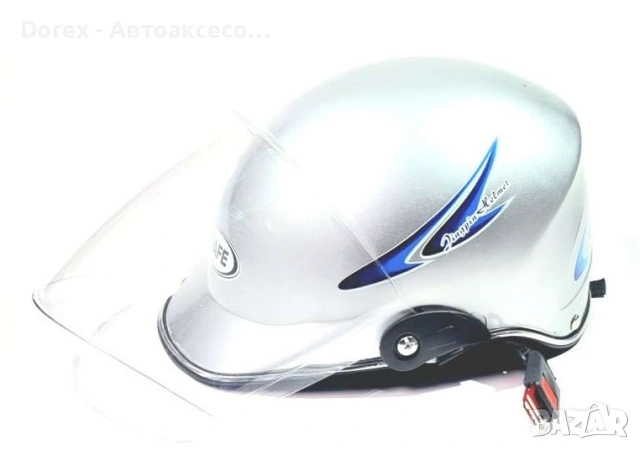 Каска с визьор за мотор, скутер, ATV - различни цветове, снимка 4 - Аксесоари и консумативи - 54136445