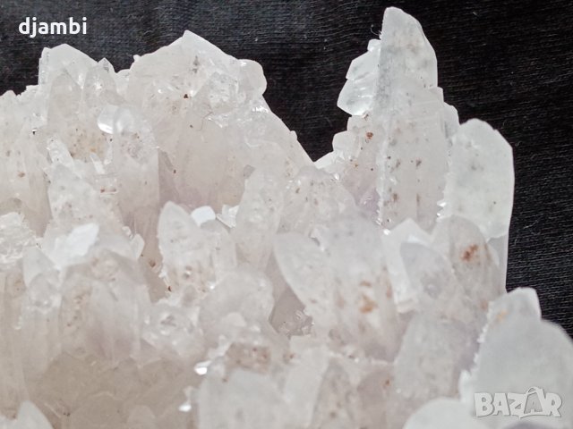 123 Кварц, Планински кристал, Кварцова друза с хлорит и аметист, Кристали, Минерали,, снимка 6 - Други - 31494612
