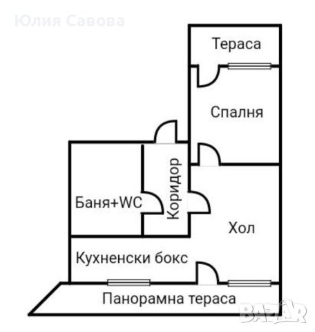 Двустаен 78 кв.м. + гараж 22 кв.м. район Христо Ботев , снимка 16 - Aпартаменти - 42418855
