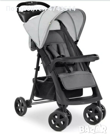 Детска количка Hauck Shopper Neu ll, Caviar/ Silver, снимка 2 - Детски колички - 53946182