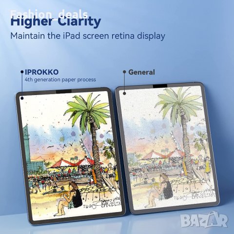 Нови 2 броя екранен протектор за таблет iPad 10,9 инча Айпад Защита Екран, снимка 7 - Електронни четци - 37539322