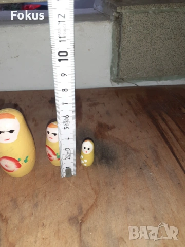 Матрьошка стара руска дарвена кукла 6 в 1, снимка 6 - Антикварни и старинни предмети - 54030733