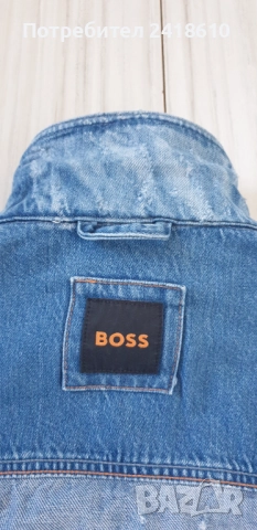 Hugo Boss  C_Bomber Trucker Oversize Womens Jacket Size XL  НОВО! ОРИГИНАЛ! Дамско Дънково Яке!, снимка 4 - Якета - 52225639