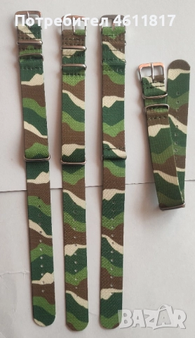 Каишка НАТО 19мм, снимка 4 - Каишки за часовници - 52188381