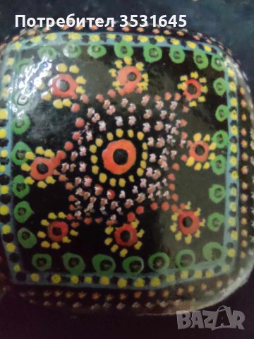 Ръчно изрисуван камък, снимка 1