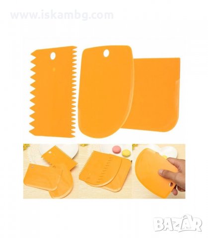 КОМПЛЕКТ СЛАДКАРСКИ ШПАТУЛИ ЗА ДЕКОРАЦИЯ И ЗАГЛАЖДАНЕ НА ТОРТИ - код 1776, снимка 5 - Аксесоари за кухня - 33981462