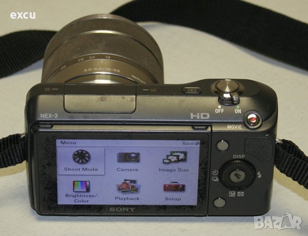 Фотоапарат Sony Nex-3 с обектив Sony 18-55 OSS, снимка 2 - Фотоапарати - 36849354