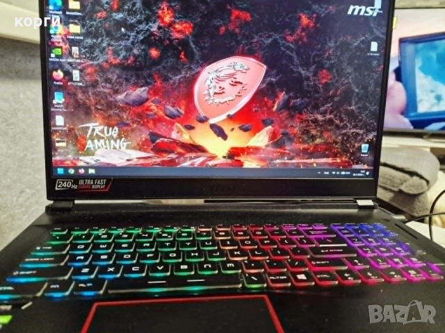 MSI GE75 Raider 9SF, снимка 5 - Лаптопи за игри - 54336653
