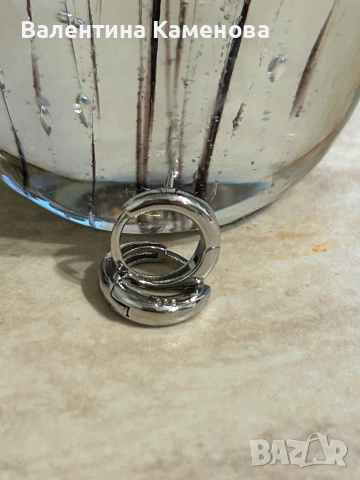 Сребърни обеци(925)  ,нови .Английско закопчаване , снимка 15 - Обеци - 52350380