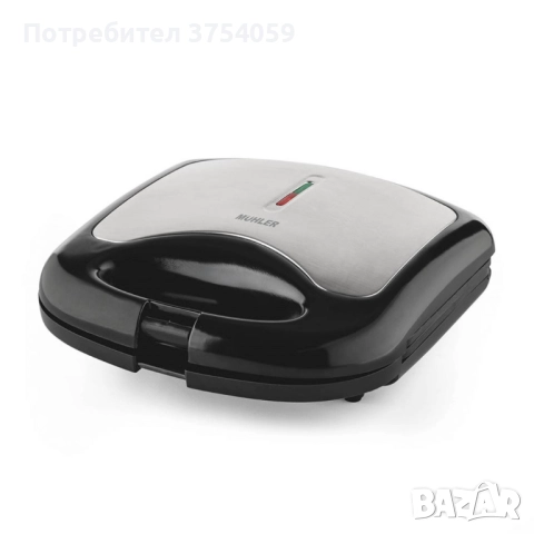 Уред за сандвичи Muhler МН-788S, грил плоча, снимка 5 - Тостери - 52365653