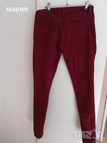 Червен панталон , снимка 4 - Панталони - 30072733