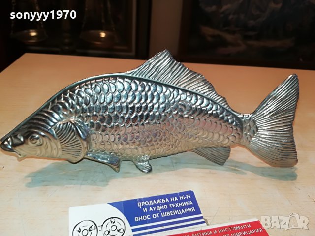 риба-метална салфетник-внос франция 0908211950, снимка 6 - Антикварни и старинни предмети - 33769674