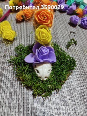 Сапунени цветя, снимка 12 - Изкуствени цветя - 39946525