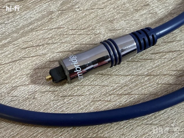 Cambridge Audio Optical Digital Toslink Cable / Оптичен аудио кабел, снимка 7 - Ресийвъри, усилватели, смесителни пултове - 55833058