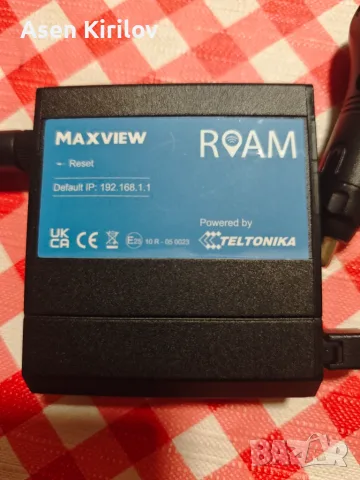 4G LTE рутер Teltonika Maxview ROAM за кемпер каравана бус + LTE антени, снимка 6 - Рутери - 55905781