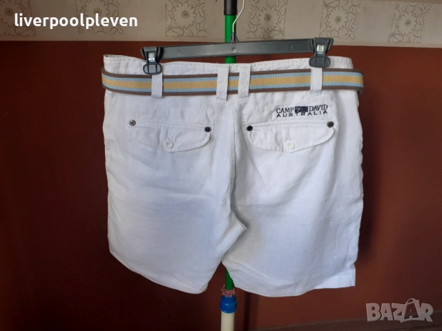 👉Ленени Camp David Original W-36, снимка 3 - Къси панталони - 54011875