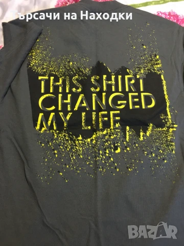 Оригинална мъжка тениска WWE John Morrison Classic Vintage Retro This T-Shirt Changed my Life Grey, снимка 4 - Тениски - 50826134