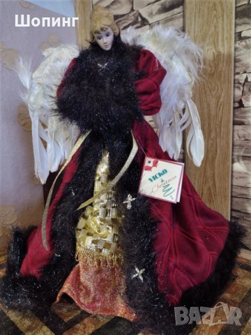 Ангел - връх за елха, статуетка, снимка 7 - Декорация за дома - 39572507