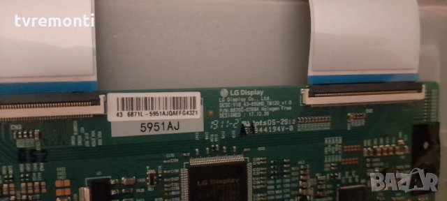 TCon BOARD, DESC:V18 43-65UHD_TM120_v1.0, 6870C-0769A, снимка 2 - Части и Платки - 32055450