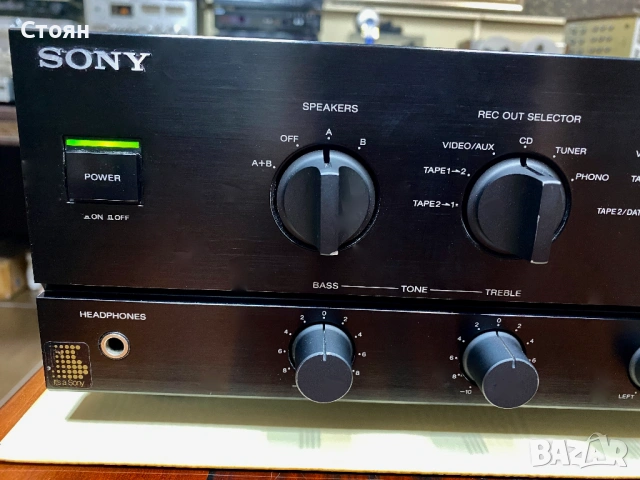 Качествен усилвател Sony , снимка 2 - Ресийвъри, усилватели, смесителни пултове - 54356739