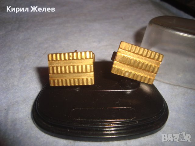 СТИЛНИ СТАРИ ПОЗЛАТЕНИ БУТОНЕЛИ - ТРАКИЙСКО ТВОРЧЕСТВО Пловдив КОПЧЕТА за РЪКАВЕЛИ с КУТИЙКА 24509, снимка 4 - Антикварни и старинни предмети - 37591713