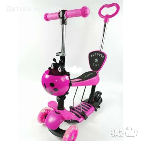 Тротинетка 5в1 Калинка с родителски контрол, снимка 6 - Скутери и тротинетки - 50621990