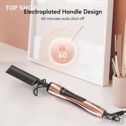 Гребени за брада и коса Terviiix Hot Comb Electric, снимка 10 - Преси за коса - 48765205