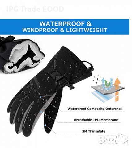 Унисекс зимни спортни ръкавици - размери S, M,  XL, снимка 4 - Ръкавици - 31091841