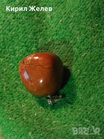 АРТ ПЕНДАНТ НАТУРАЛЕН КАМЪК ПОЛУСКЪПОЦЕНЕН МИНЕРАЛ АХАТ МЕДАЛЬОН 20776, снимка 7 - Колиета, медальони, синджири - 32175907