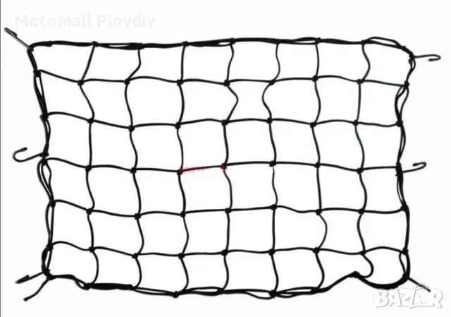 Мрежа за багаж за задна седалка каска мото мотор, снимка 2 - Аксесоари и консумативи - 49163410