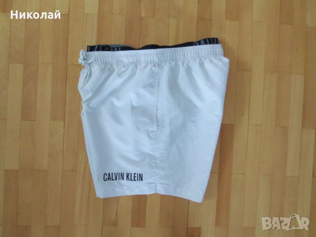 Calvin Klein ID Intense Power Double Waistband Swim Shorts, снимка 2 - Бански - 33994369