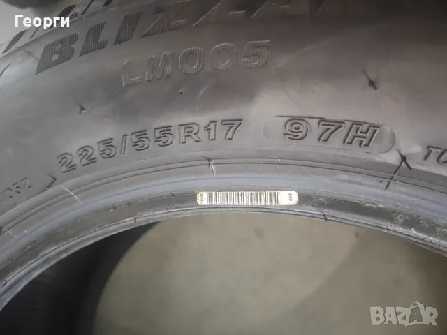 2бр.зимни гуми 225/55/17 Bridgestone, снимка 6 - Гуми и джанти - 55829184