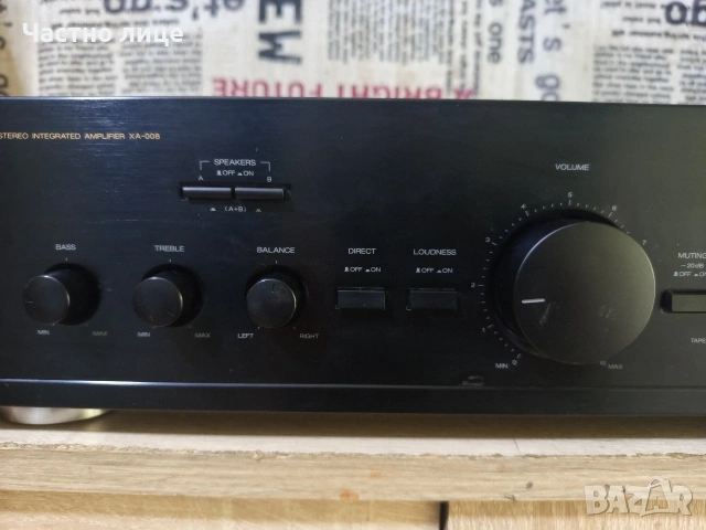 Усилвател "Aiwa"XA-008, снимка 3 - Ресийвъри, усилватели, смесителни пултове - 54213505