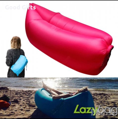 Надуваемо легло / барбарон от вятъра Lazy Bag диван дюшек кресло, снимка 10 - Други - 29529732