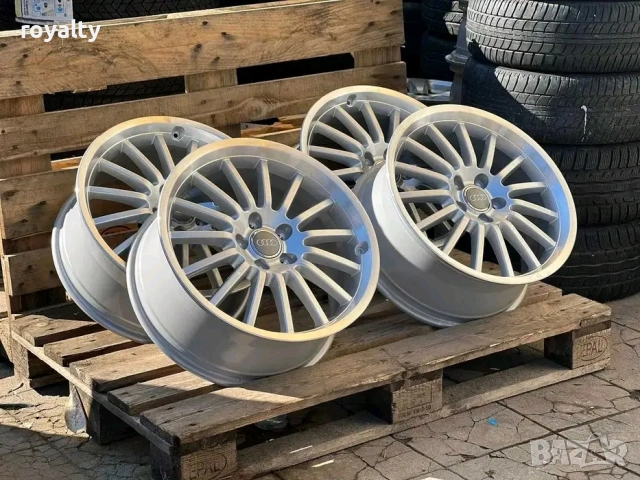 5х112 18 Цола Джанти OEM Audi A4 S4 Оригинални 5x112 чисто нови ЕТ 47 J 8, снимка 4 - Аксесоари и консумативи - 52932867