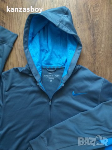 nike therma fit - страхотно мъжко горнище КАТО НОВО УГОЛЕМЕНО ХЛ , снимка 3 - Спортни дрехи, екипи - 38363543