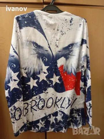 Мъжка блуза хл USA Brooklyn , снимка 3 - Тениски - 50404406