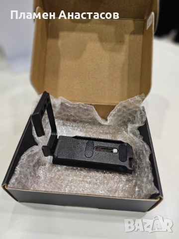 Nitze L-скоба за фотоапарати Canon R6 Mark II / R6 / R5 / R5 C – Arca-Swiss бързо освобождаване, снимка 7 - Чанти, стативи, аксесоари - 52976255