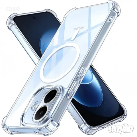 Xiaomi note 17, note 17 pro,note 17promax magsafe ударо-устойчив кейс clear, снимка 6 - Калъфи, кейсове - 56429728