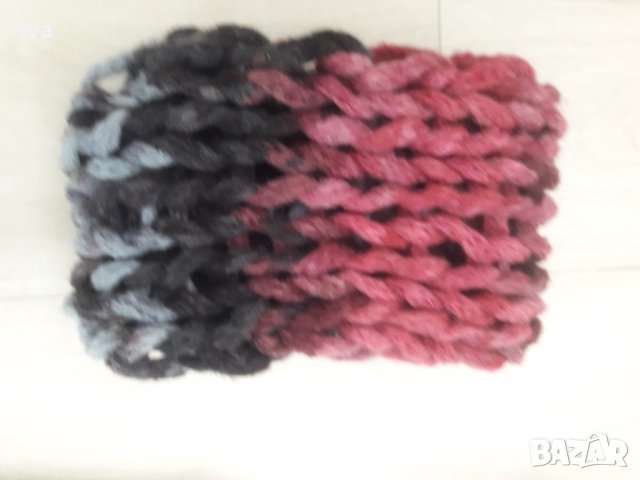 Ръчно плетен шал, снуд, нов, различни цветове , снимка 2 - Шалове - 39190774