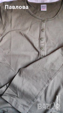 Нова рокля от памук цвят маслено-зелен, снимка 2 - Детски рокли и поли - 35037854