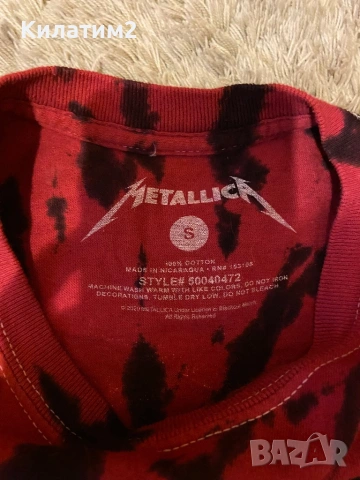 Metallica рядка тениска, снимка 3 - Тениски - 53939864